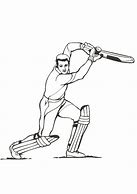 Image result for Sports Pictures Outline Cricket