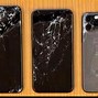 Image result for iPhone Broken Back Glass Stock Image