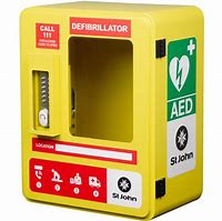 Image result for Emergency Defibrillator Box