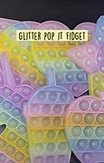 Image result for Glitter Pop It Fidget Toy