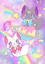 Image result for Kawaii Galaxy Animals Cat