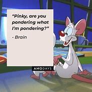 Image result for Pinky and the Brain Are You Pondering