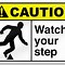 Image result for Cartoon Caution Sign