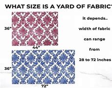 Image result for How Long Is a Yard of Fabric