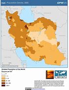 Image result for Iran Population Map