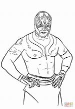 Image result for WWE Rey Mysterio Coloring Pages