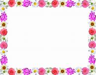 Image result for Tiny Flower Paper Border