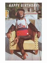 Image result for Chimpanzee Birthday Meme