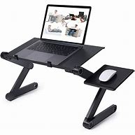 Image result for Adjustable Black Laptop Stand