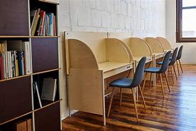 Image result for Picture of Library Study Table
