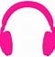 Image result for Pink Headphones Clip Art