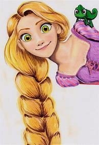 Image result for Princess Rapunzel Drawing