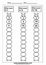 Image result for Activity Sheets Skip Counting by 2