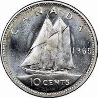 Image result for Canadian 10 Cent Coin