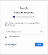 Image result for Gmail Account Password Recovery