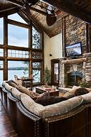 Image result for Mountain Cabin Living Room