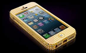 Image result for Gold iPhone with Diamounds
