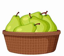 Image result for Basket of Pear Clip Art