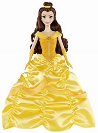 Image result for Disney Belle Doll in Blue Dress