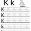 Image result for Letter K Tracing Worksheets Preschool