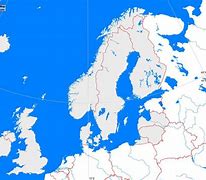 Image result for Outline Map of Northern Europe