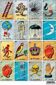 Image result for Blank Loteria Card Clip Art