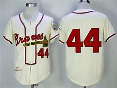 Image result for Atlanta Braves Cream Jersesy