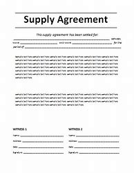 Image result for Supply Contract