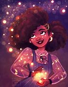 Image result for Black Girl Galaxy Art 1080