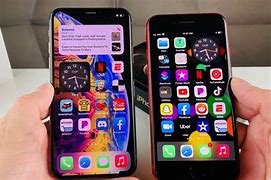 Image result for iPhone 10 vs SE 2020