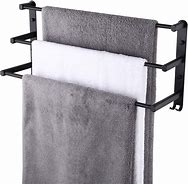 Image result for black bath towels racks