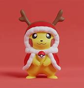 Image result for Chibi Pikachu Christmas