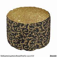 Image result for gold poufs