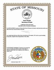 Image result for Certificate of Good Standing Jersey