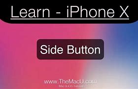 Image result for iPhone X Side Button