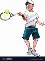 Image result for Tennis Bat Cartoon
