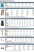 Image result for Women's Clothing Sizes