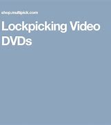Image result for Lock Pick DVDs