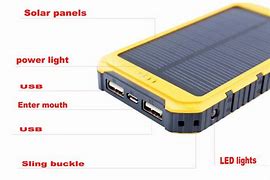 Image result for Solar Powered Power Bank Charger