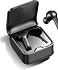 Image result for Black Bluetooth Earbuds Small