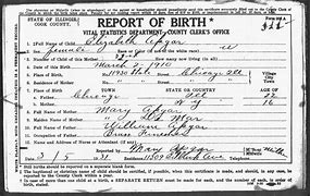 Image result for 1800 Birth Certificate