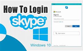 Image result for Skype Login Window