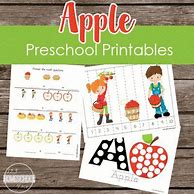 Image result for Apple Preschool Printable Free