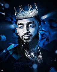 Image result for Nipsey Hussle Blue Background