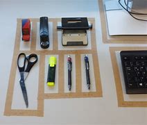 Image result for Example 5S Desk with Signage