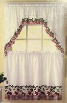 Image result for Country Apple Kitchen Curtains