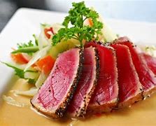 Image result for Seared Tuna Sashimi