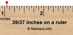 Image result for 39.37 Inches