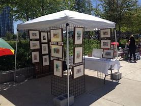 Image result for Art Show Booth Set Up