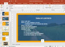 Image result for PowerPoint Table of Contents Example